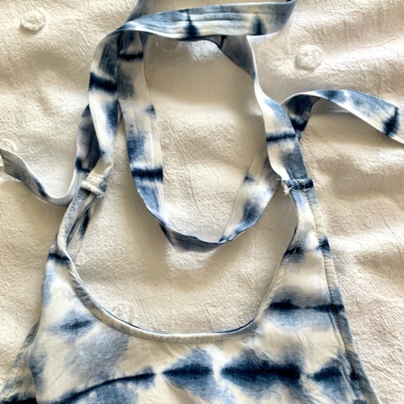 Billabong Festival Vibes Blue Tie-Dye Halter Top - Picture 10 of 10